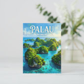 Carte Postale Îles Chelbacheb Palaos (Debout devant)