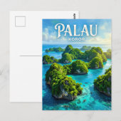 Carte Postale Îles Chelbacheb Palaos (Devant / Derrière)