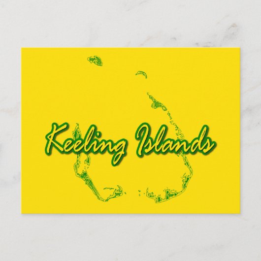 Carte Postale Îles Cocos (Keeling) (Devant)