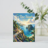 Carte Postale Îles Con Dao Vietnam (Debout devant)