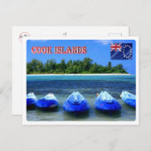 Carte Postale Îles Cook - (Devant / Derrière)
