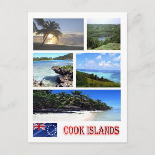 Carte Postale Îles Cook - Mosaic -