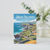 Carte Postale Îles d'Aran Irlande (Debout devant)