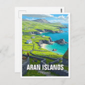 Carte Postale Iles d'Aran Irlande Voyage (Devant / Derrière)