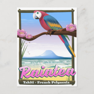 Carte Postale Iles de la Société Raiatea, Tahiti, Polynésie fran