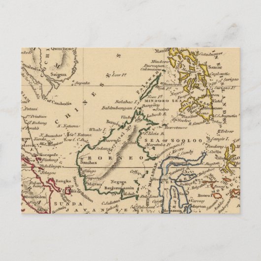 Carte Postale Îles de l'Est (Devant)