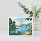 Carte Postale Îles de Toronto Canada (Debout devant)