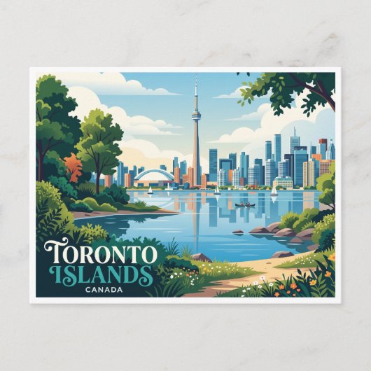 Carte Postale Îles de Toronto Canada (Devant)