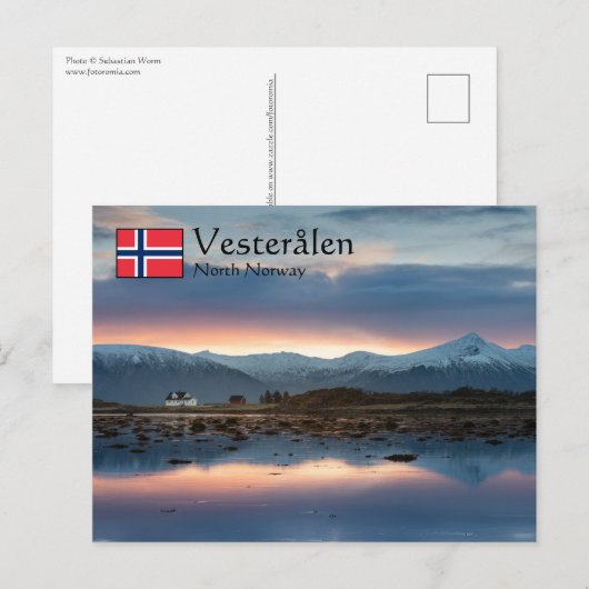 Carte Postale Iles de Vesteralen Norvège (Devant / Derrière)
