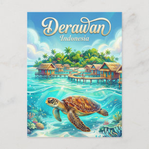 Carte Postale Îles Derawan Indonésie
