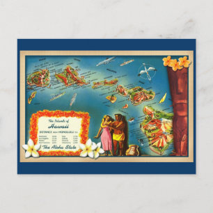 Carte Postale Îles d'Hawaï