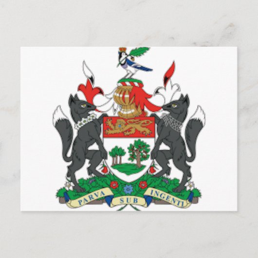 Carte Postale Îles-du-Prince-Édouard (Canada) Armoiries (Devant)