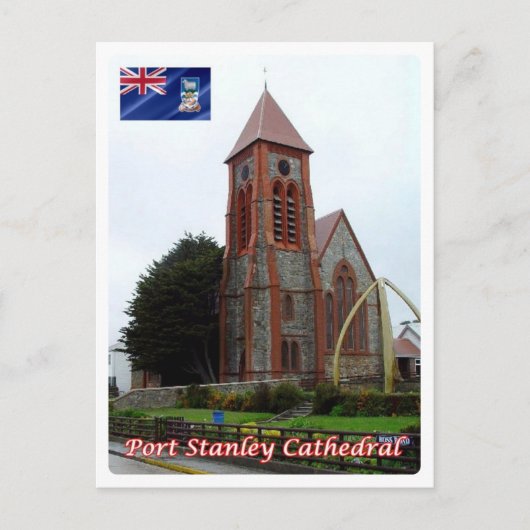 Carte Postale Îles Falkland - Cathédrale de Port Stanley - (Devant)