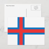 Carte Postale îles faroe (Devant / Derrière)