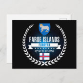 Carte Postale Îles Féroé (Devant / Derrière)