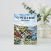 Carte Postale Îles Féroé de Reyni (Debout devant)