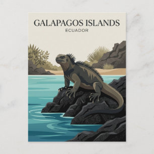 Carte Postale Îles Galapagos Équateur