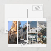 Carte Postale Îles Grèce (Devant / Derrière)