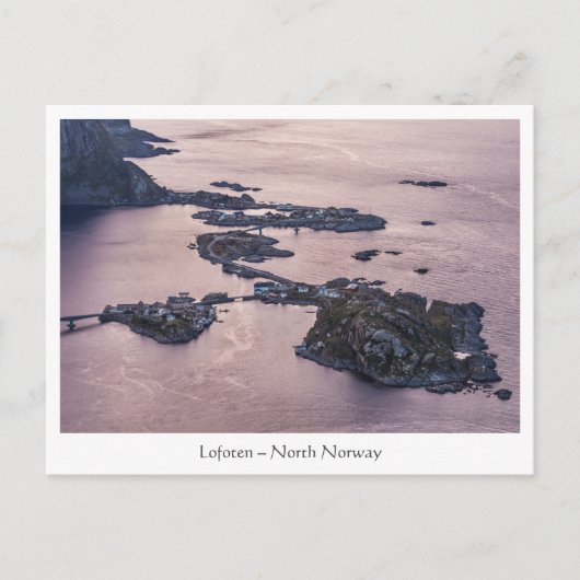 Carte Postale Îles Lofoten (Devant)