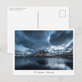 Carte Postale Iles Lofoten Norvège (Devant / Derrière)