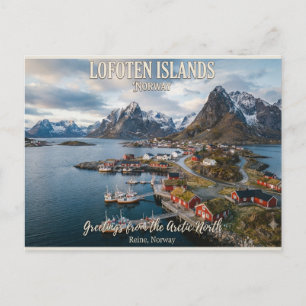 Carte Postale Îles Lofoten Norvège