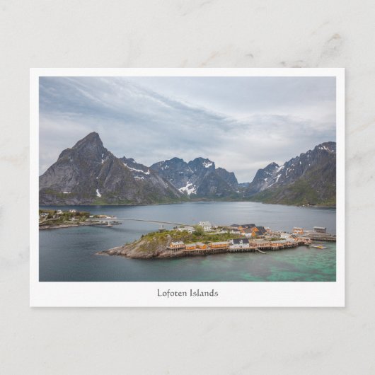 Carte Postale Îles Lofoten Norvège (Devant)