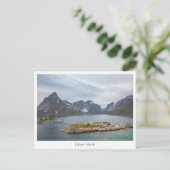 Carte Postale Îles Lofoten Norvège (Debout devant)