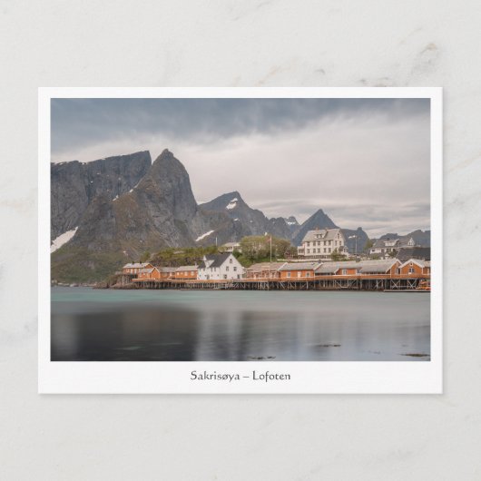 Carte Postale Îles Lofoten Norvège (Devant)