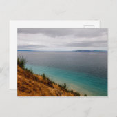 Carte Postale Îles Manitou Vue de Pyramid Point, Michigan (Devant / Derrière)