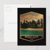 Carte Postale Îles Marshall (Devant / Derrière)