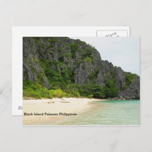 Carte Postale Îles Noires Palawan Philippines (Devant / Derrière)
