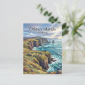 Carte Postale Îles Orcades Écosse (Debout devant)
