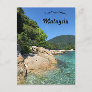 Carte Postale Îles Perhentiennes Terengganu Malaisie