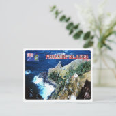 Carte Postale Îles Pitcairn - Vue aérienne - (Debout devant)