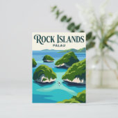 Carte Postale Îles Rocheuses Palaos (Debout devant)
