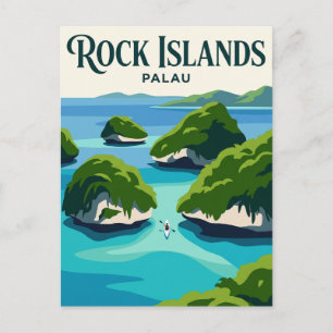 Carte Postale Îles Rocheuses Palaos