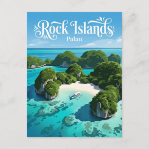 Carte Postale Îles Rocheuses Palaos