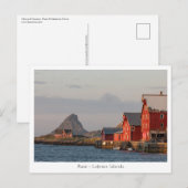 Carte Postale Îles Rost Lofoten (Devant / Derrière)