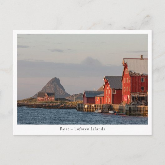Carte Postale Îles Rost Lofoten (Devant)