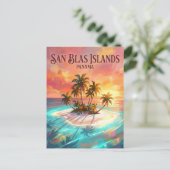 Carte Postale Îles San Blas Panama (Debout devant)