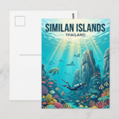 Carte Postale Îles Similan Thaïlande (Devant / Derrière)
