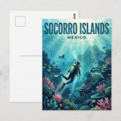 Carte Postale Îles Socorro Mexique (Devant / Derrière)