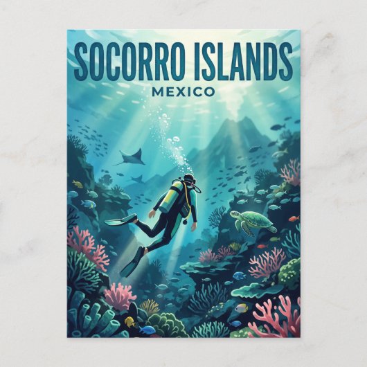 Carte Postale Îles Socorro Mexique (Devant)