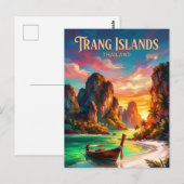 Carte Postale Îles Trang Thaïlande (Devant / Derrière)