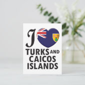 Carte Postale Îles Turks et Caicos. (Debout devant)