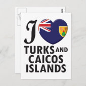 Carte Postale Îles Turks et Caicos. (Devant / Derrière)