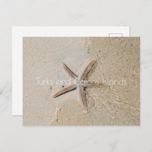 Carte Postale Îles Turques et Caïques (Devant / Derrière)