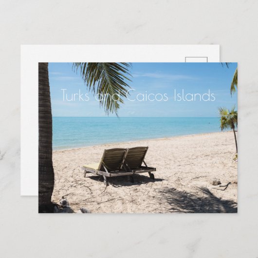 Carte Postale Îles Turques et Caïques (Devant / Derrière)