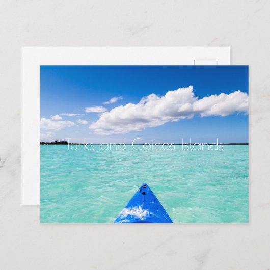 Carte Postale Îles Turques et Caïques (Devant / Derrière)