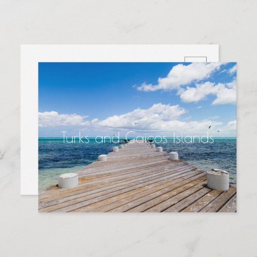 Carte Postale Îles Turques et Caïques (Devant / Derrière)